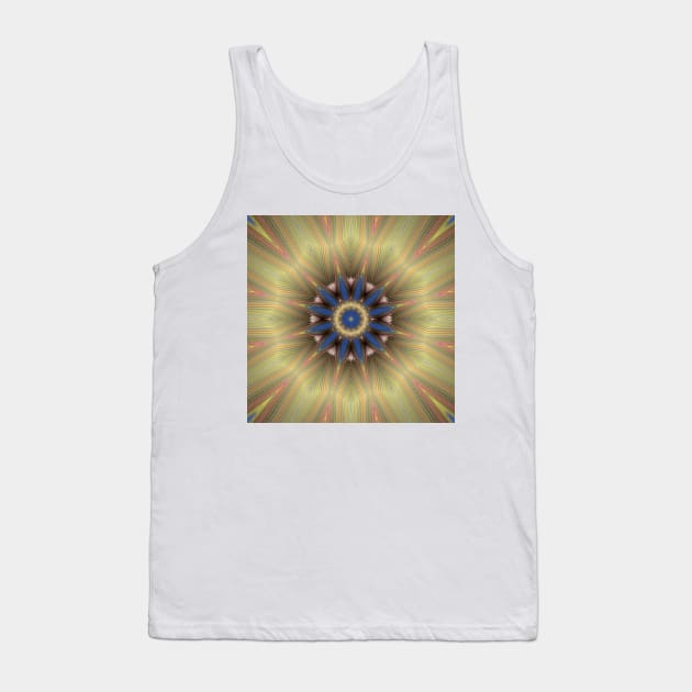 DESİGN OF MANY COLOURS. A kaleidoscope floral fantasy pattern and design Tank Top by mister-john